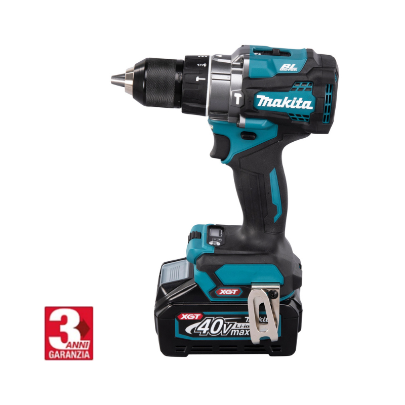 KIT ORIGINALE MAKITA: TRAPANO AVVITATORE A PERCUSSIONE PER FORATURE E AVVITATURE GRAVOSE + 45 ACCESSORI + 2 BATTERIE 48V - SUPER OFFERTA DI LANCIO!