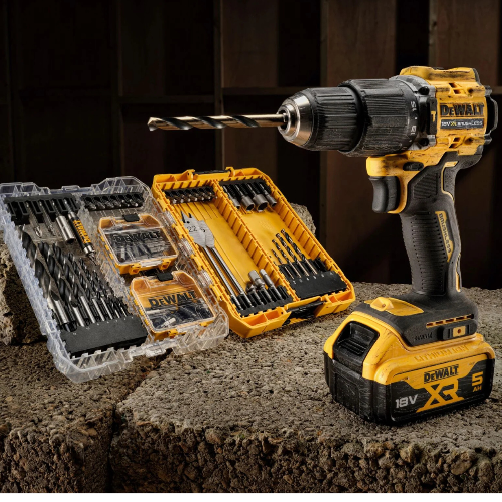 Trapano Avvitatore DWT 48V Originale | 2 Batterie Incluse + 26 Accessori